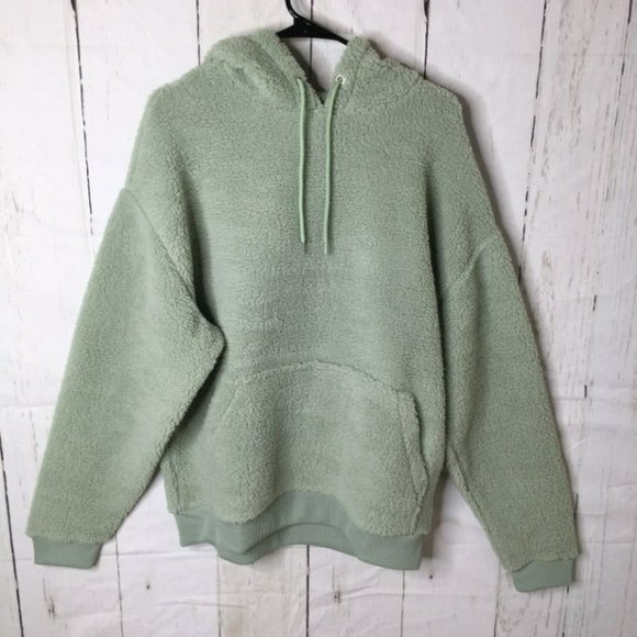 ASOS Other - asos Womens Fleece Hoodie Green M NWT